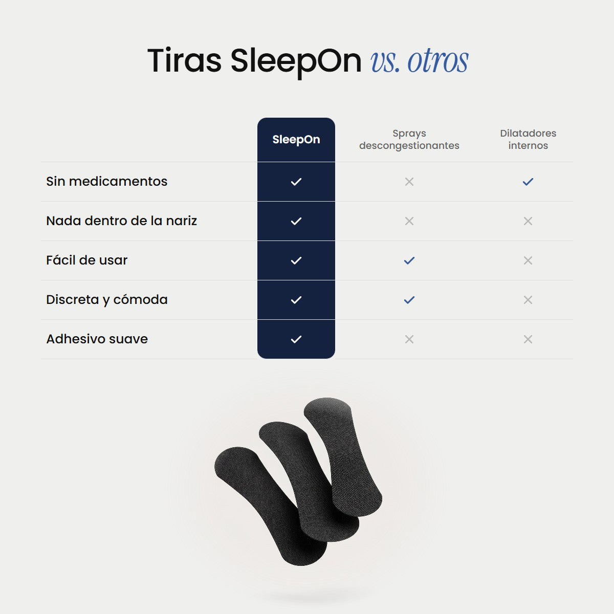 Tiras nasales SleepOn