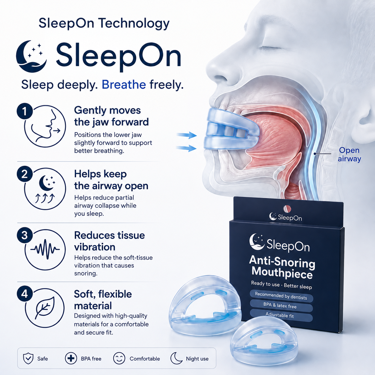 SleepOn: Antirussamento