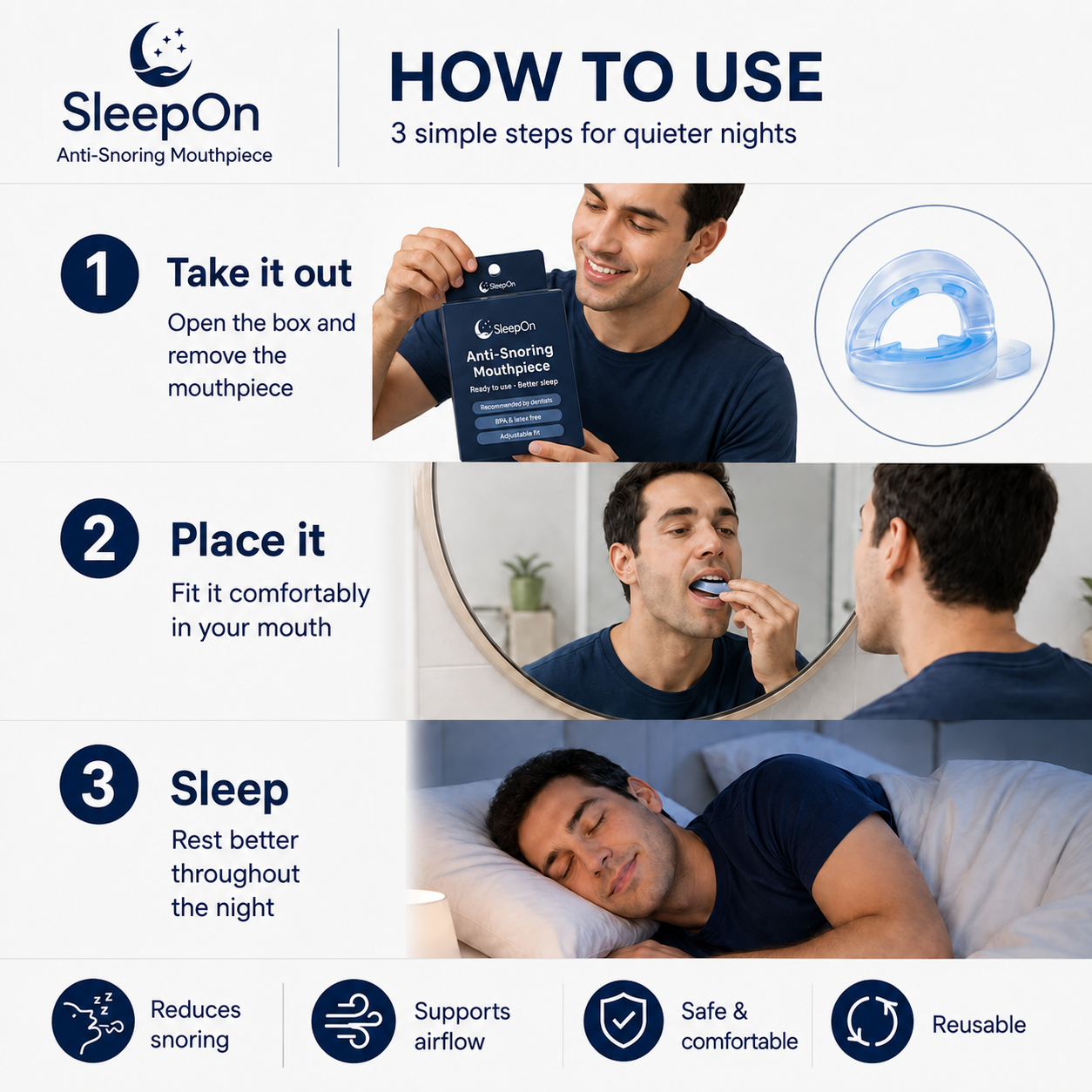 SleepOn: Antirussamento