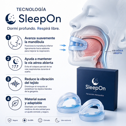 SleepOn® - Antironquidos 2x1