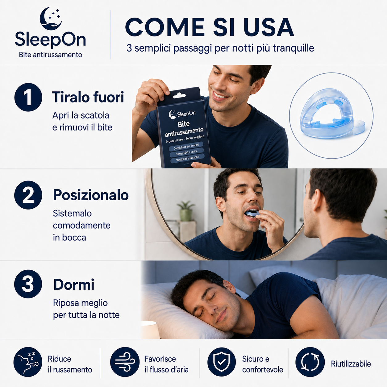 SleepOn: Antirussamento