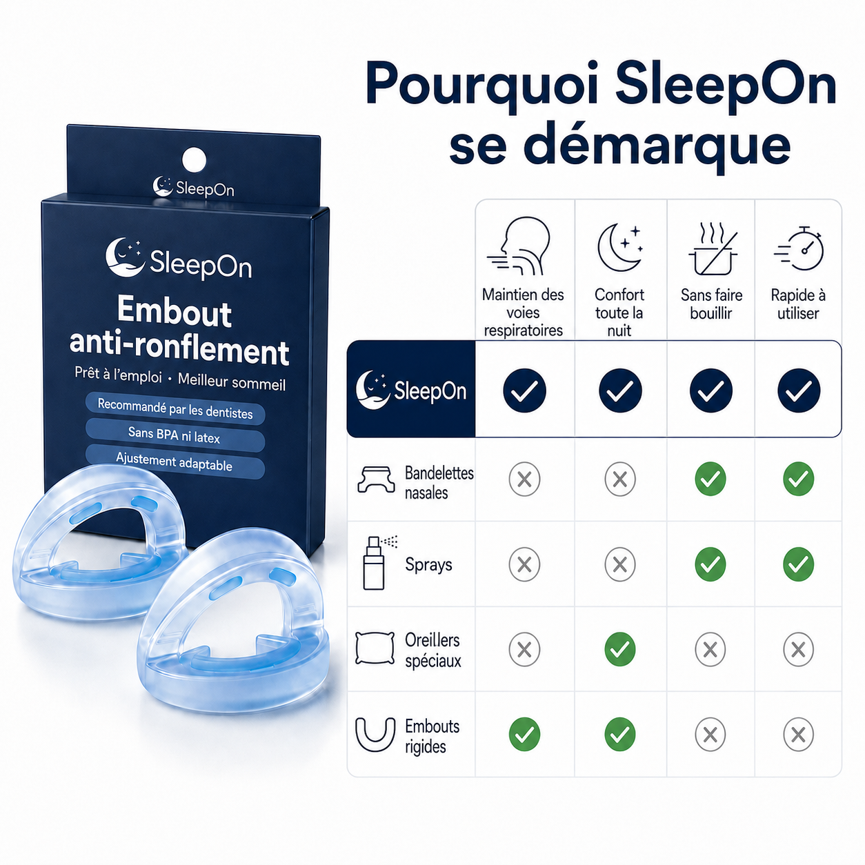 SleepOn: Antirussamento