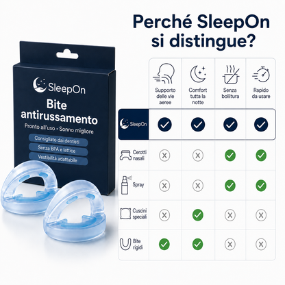 SleepOn: Antirussamento