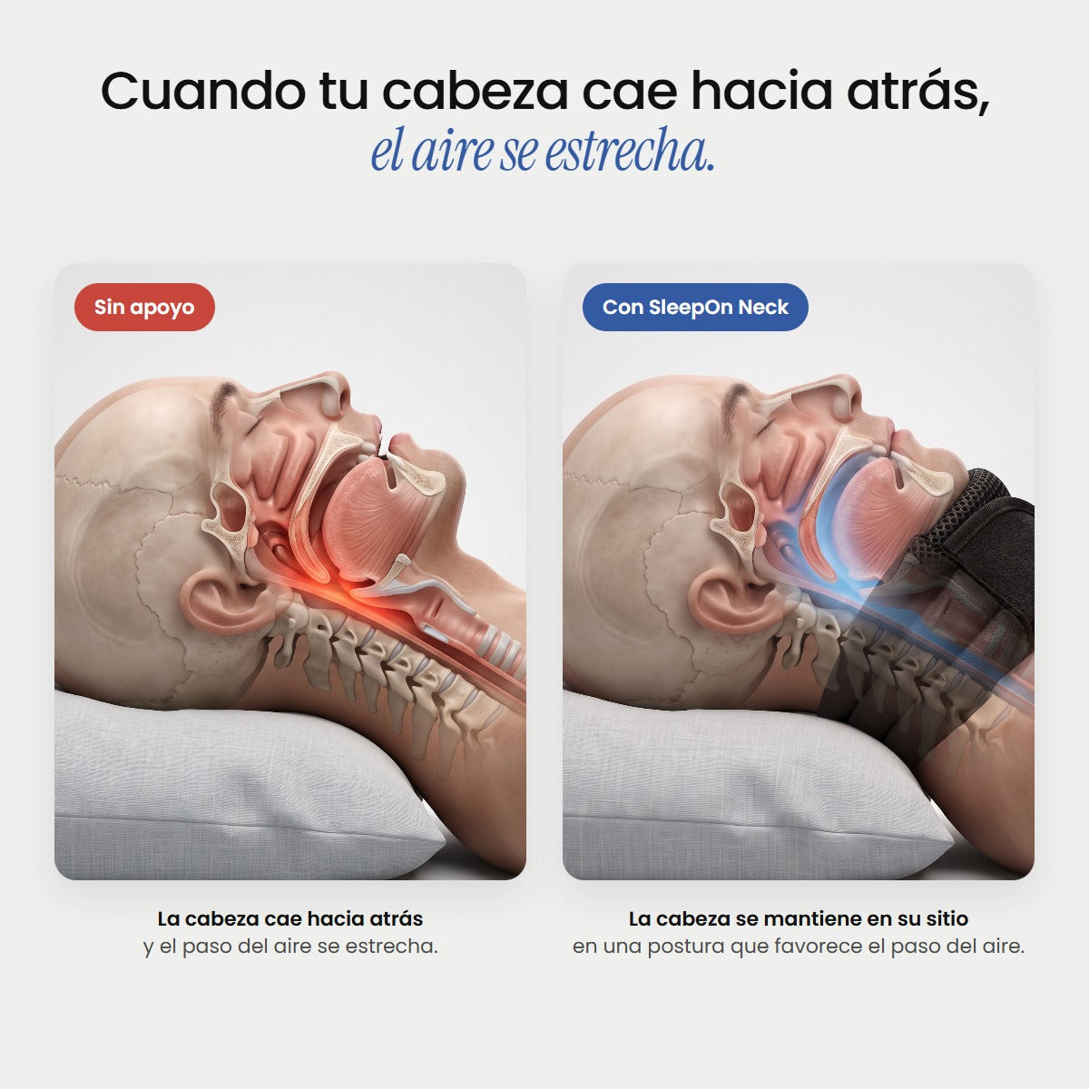 Collarín antirronquidos SleepOn Neck