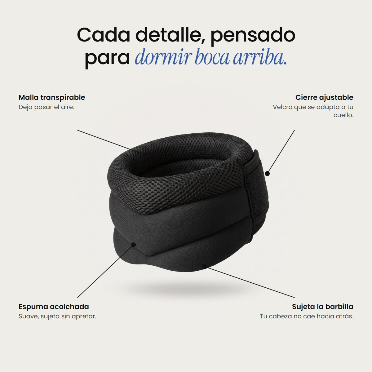 Collarín antirronquidos SleepOn Neck