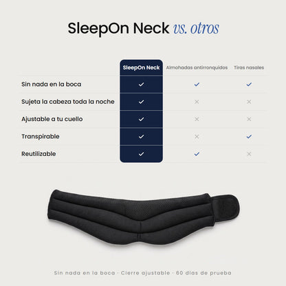 Collarín antirronquidos SleepOn Neck