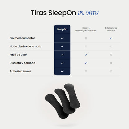 Tiras nasales SleepOn